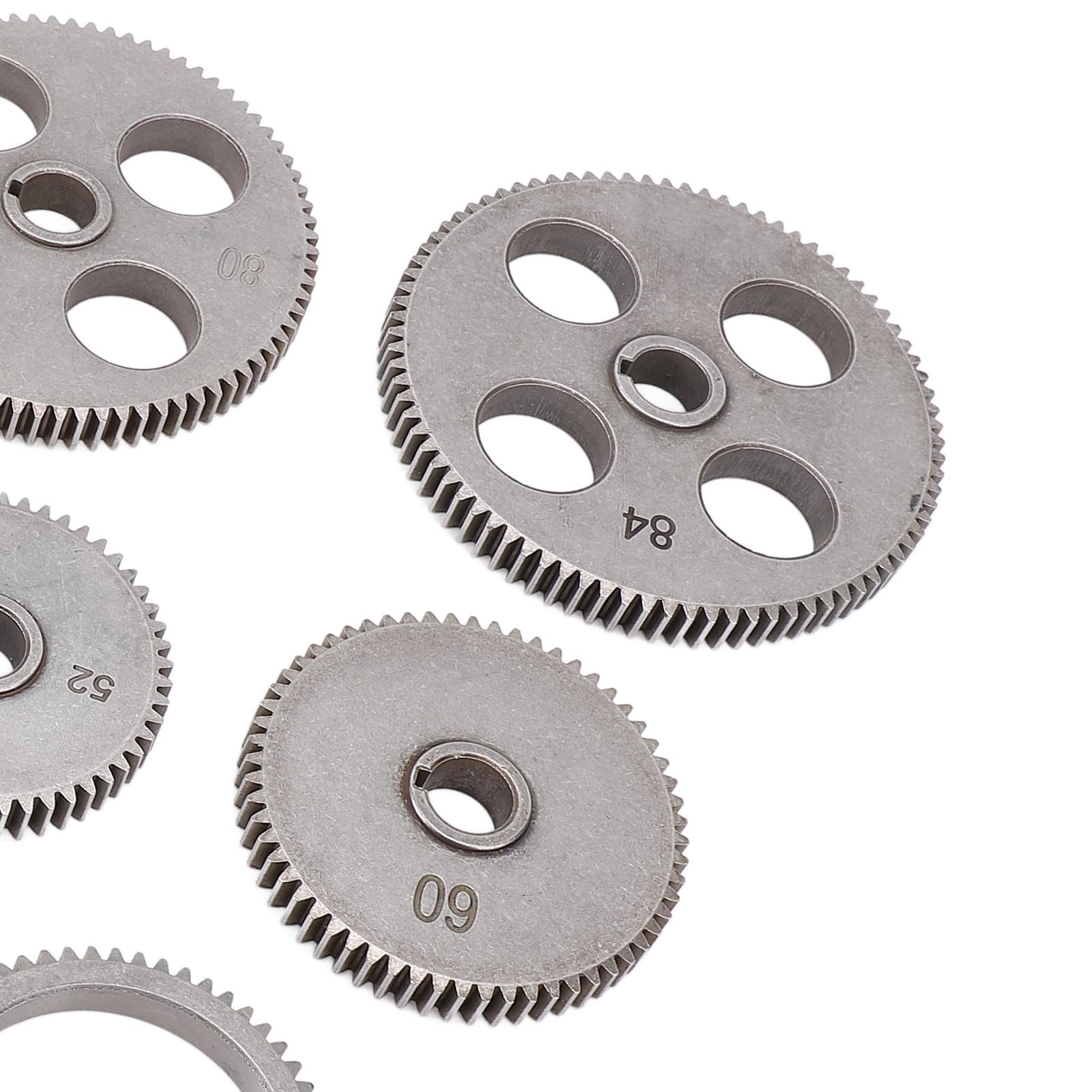 Luocute Juego de Engranajes de Metal, Mini Torno de Metal Engranajes de Máquina de Torno Kit de Piezas de Repuesto de Intercambio para Mx 210 Wm 210 8x16 220x400 220x600 220x750