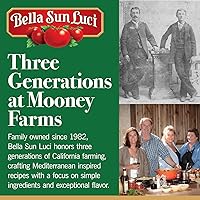 Vista 4 de Bella Sun Luci Salsa de pesto de tomate secado al sol con piñones enteros, tomates maduros al sol de estilo italiano mediterráneo, kosher, vegano