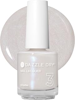Dazzle Dry Nail Lacquer (Step 3) - Artisan - An off white iridescent with a blue flash. Semi-sheer shimmer. (0.5 fl oz)