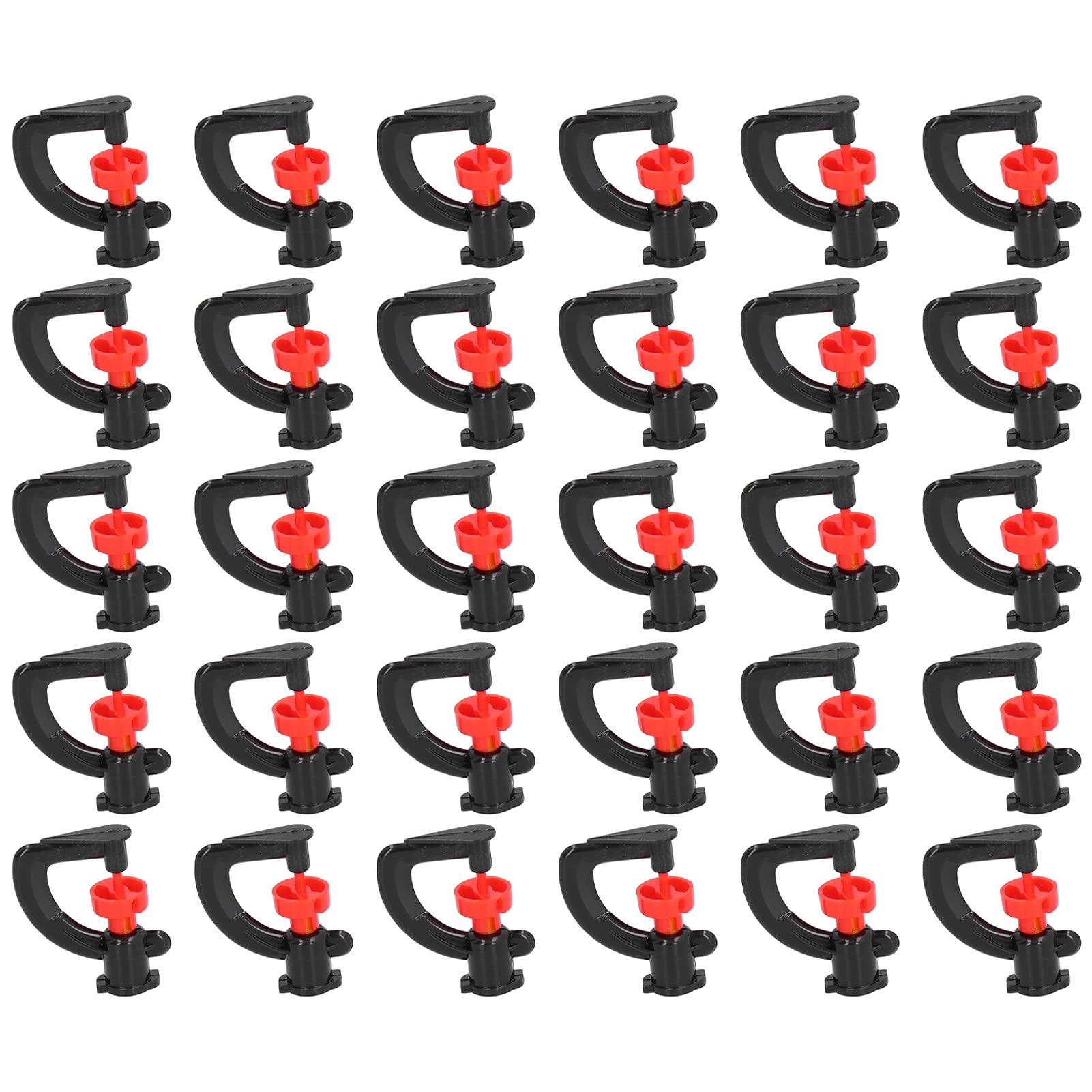 30PCS G Type Rotating Spray Nozzle Hanging Sprinkler Atomizing Nozzle for Garden Greenhouse Lawn Watering Drip Tip Atomizer