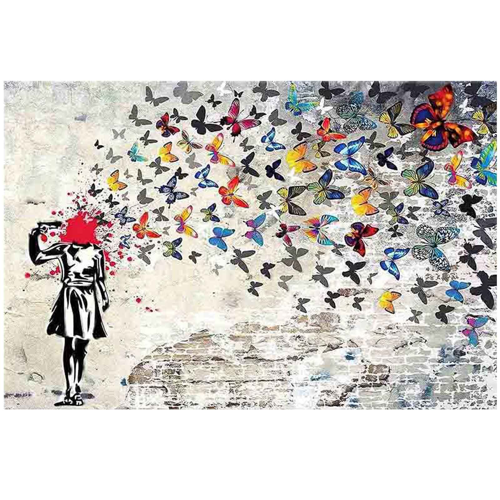 No.239フレーム付きキャンバスアート バンクシー バスキア インテリア