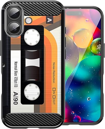 Miniatura 17 de CasesOnDeck Case Compatible with [Apple iPhone 17 / iPhone 17 Case] Pictorial Patterned TPU Design Case Flexible Slim and Elegant (Retro Controller)