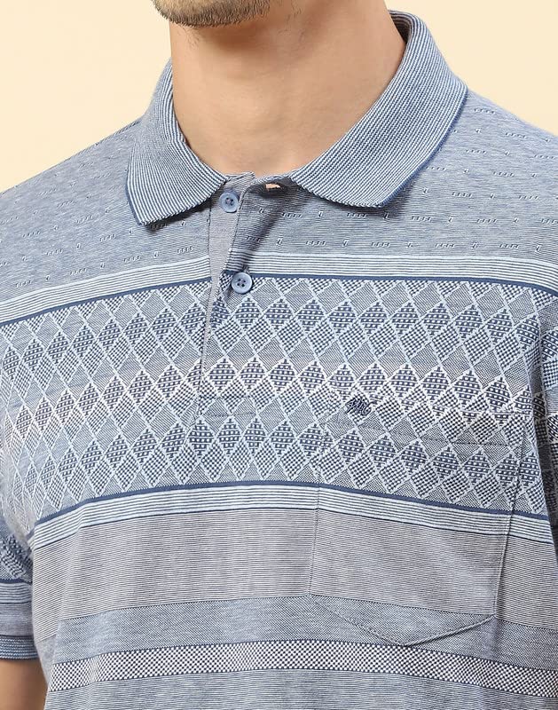Image of Monte Carlo Striped Men T-Shirt(223060228)
