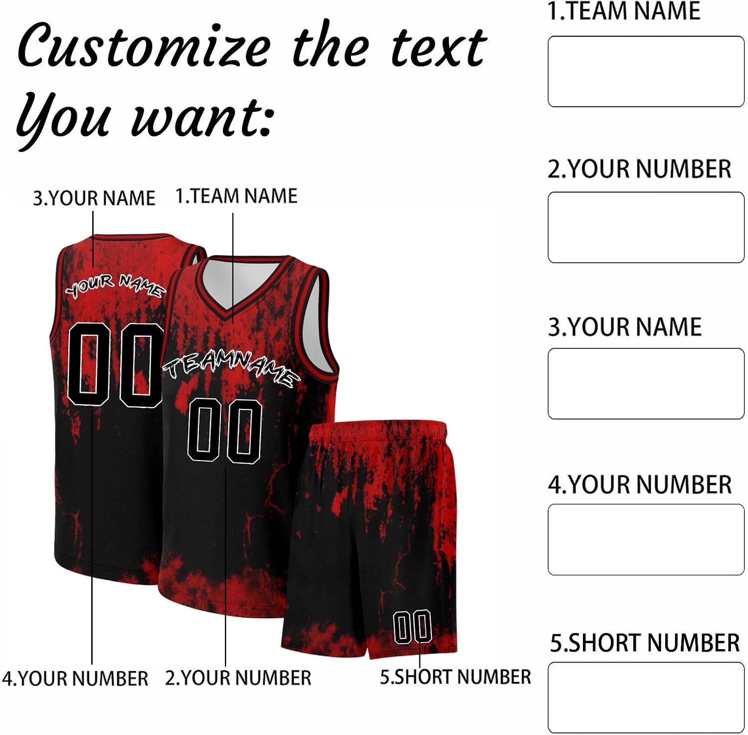 Custom Halloween Jersey Personalized Horror Scream Halloween Custom Basketball Kit Jersey for Men Women Youth Boy Girl