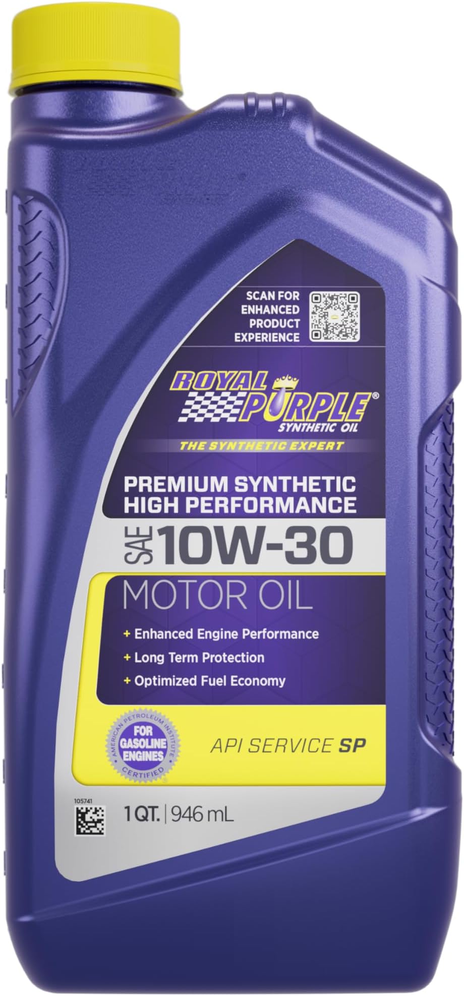 ROY01130 01130 10W30 Synthetic Oil, 1 Quart