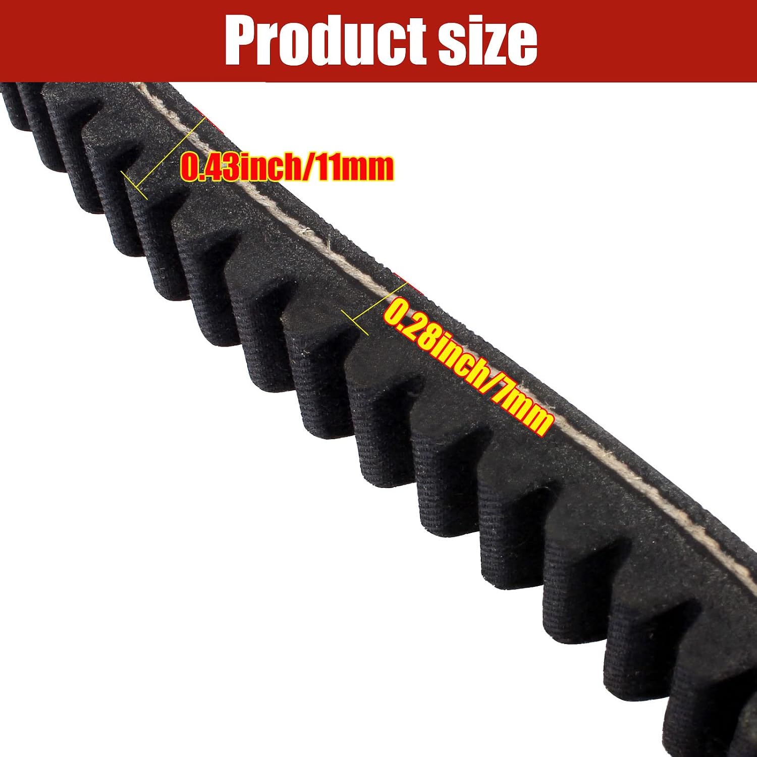 QAZAKY 3pc Drive Belt 30 Series Compatible with Manco 5959 Comet 203589 Hoffco 99470 TAV30 TAV2 Ken-Bar 300009 Carter Kartco Go Kart 5HP-6HP 7HP 128487 BB65395 255299 8487 Murray Baja Rotary