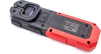 HyperTough 350-LUMEN Rechargeable LED Work Light Strong Magnet Pivoting Stand Flashlight USB Powered by Lithium-ION Battery