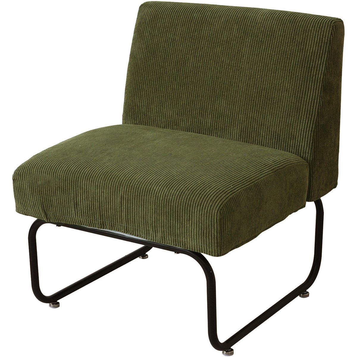 Amazon｜BBファニシング NOVEMBER 1Pソファー コーデュロイ グリーン