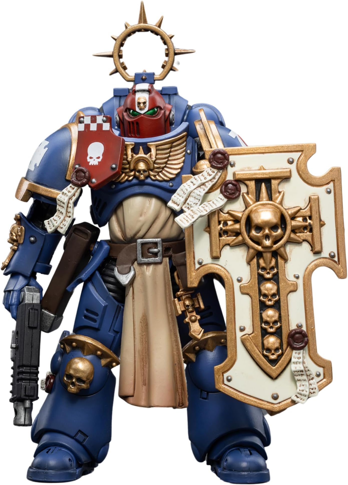 JOYTOY 1/18 Warhammer 40,000 Action Figure Ultramarines Bladeguard VeteranBrother Sergeant Proximo Anime Collection Model (5-inch)