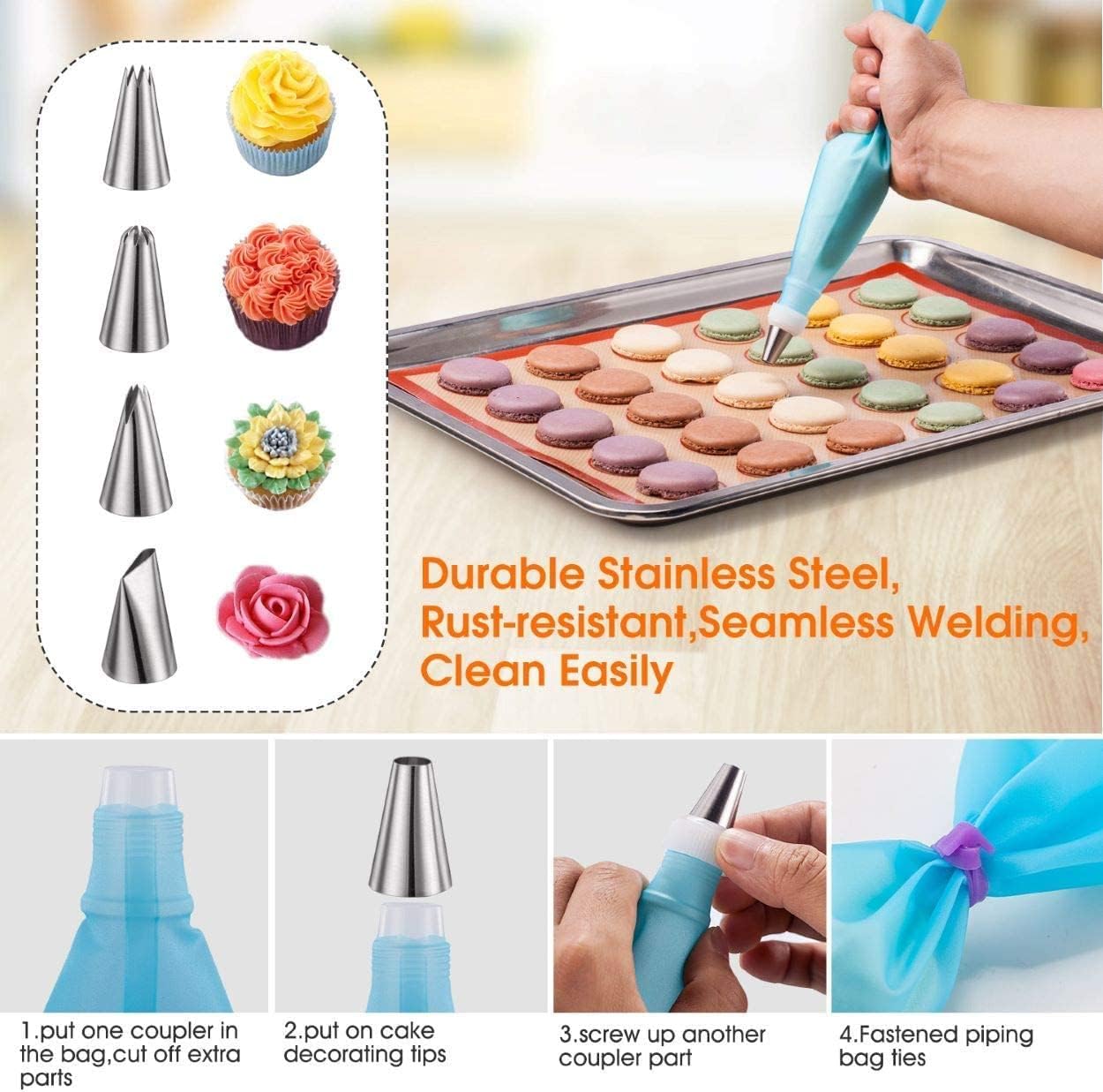 Silicone Baking Mats Set Kit-Macaron baking kit baking mat suppliers