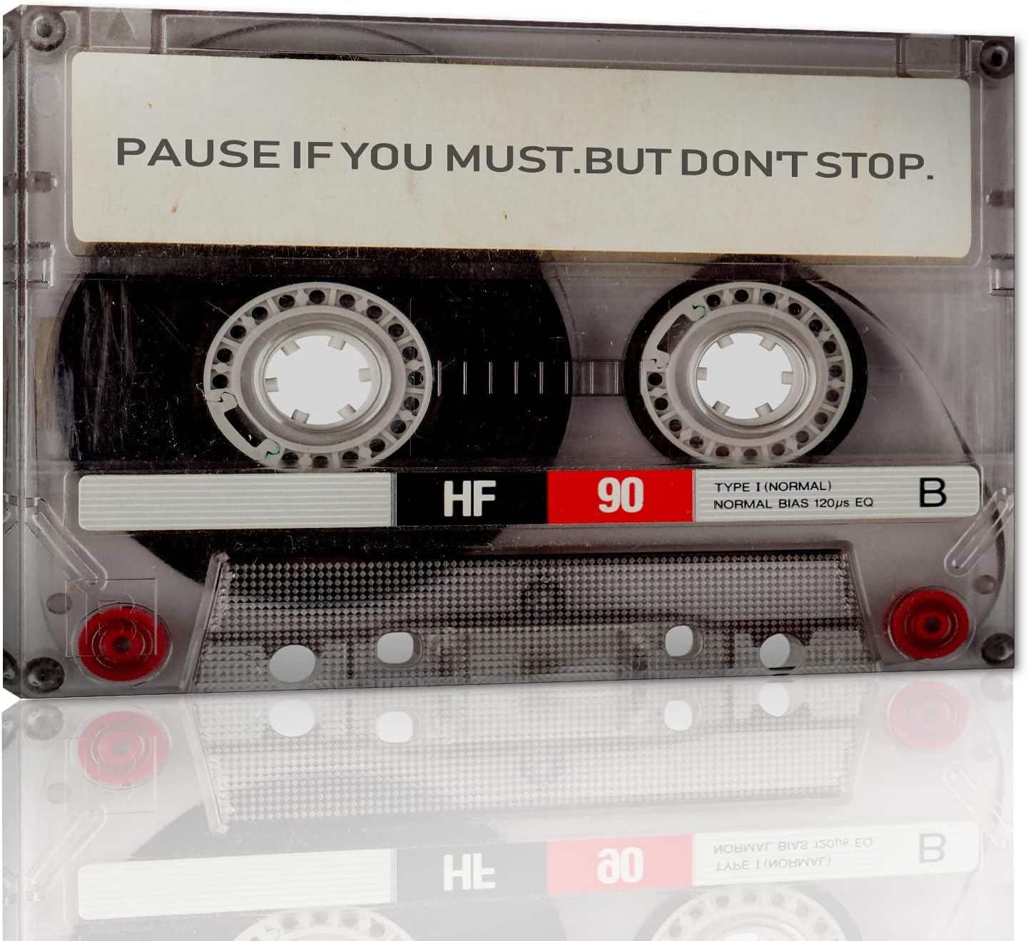 Pop Art Wall Decor Pause If You Must Motivational Canvas Wall Art HD Inspirational Print Poster Canvas Framed Artwork Gallery-Wrapped Modern Home Wall Decor Ready to Hang - 44x28 inches Style_10 44"L x 28"W