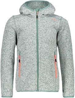 CMP Girl's Knit Tech Polyester-strickfleecejacke Mit Kapuze Fleece jacket.