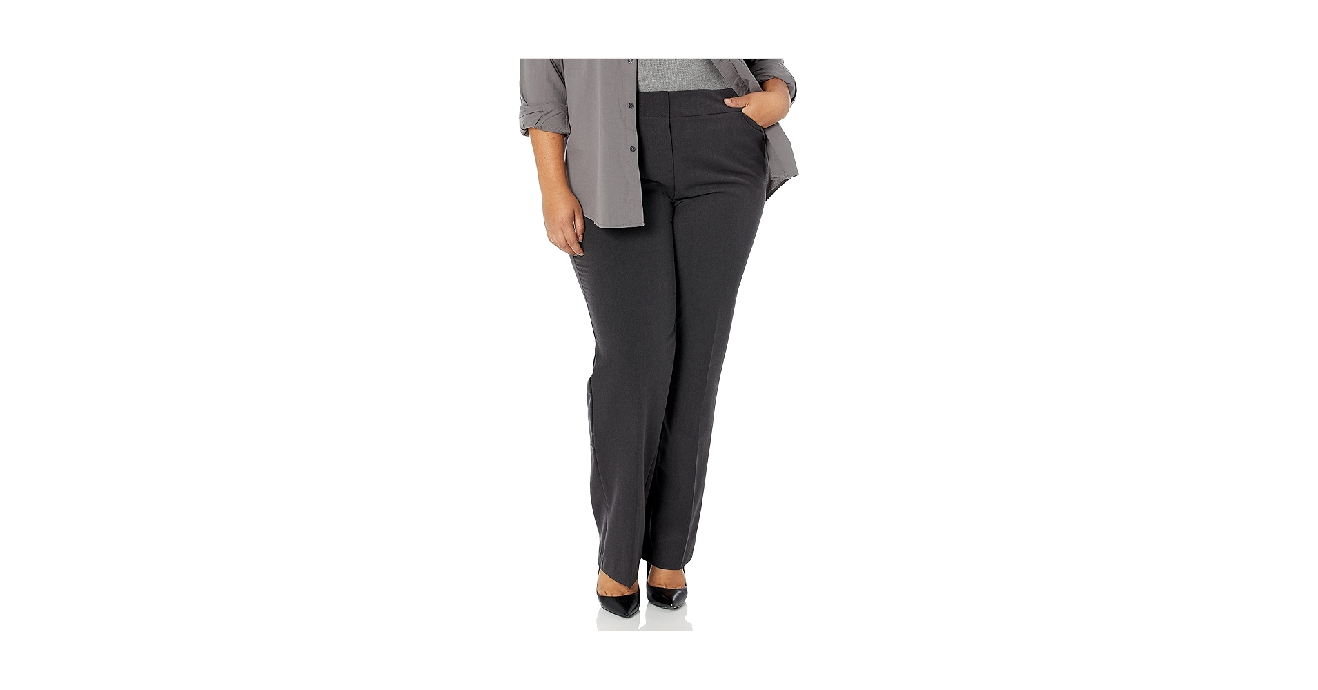 Avenue Womens Plus Size Trouser Cool Hand Tall Pants