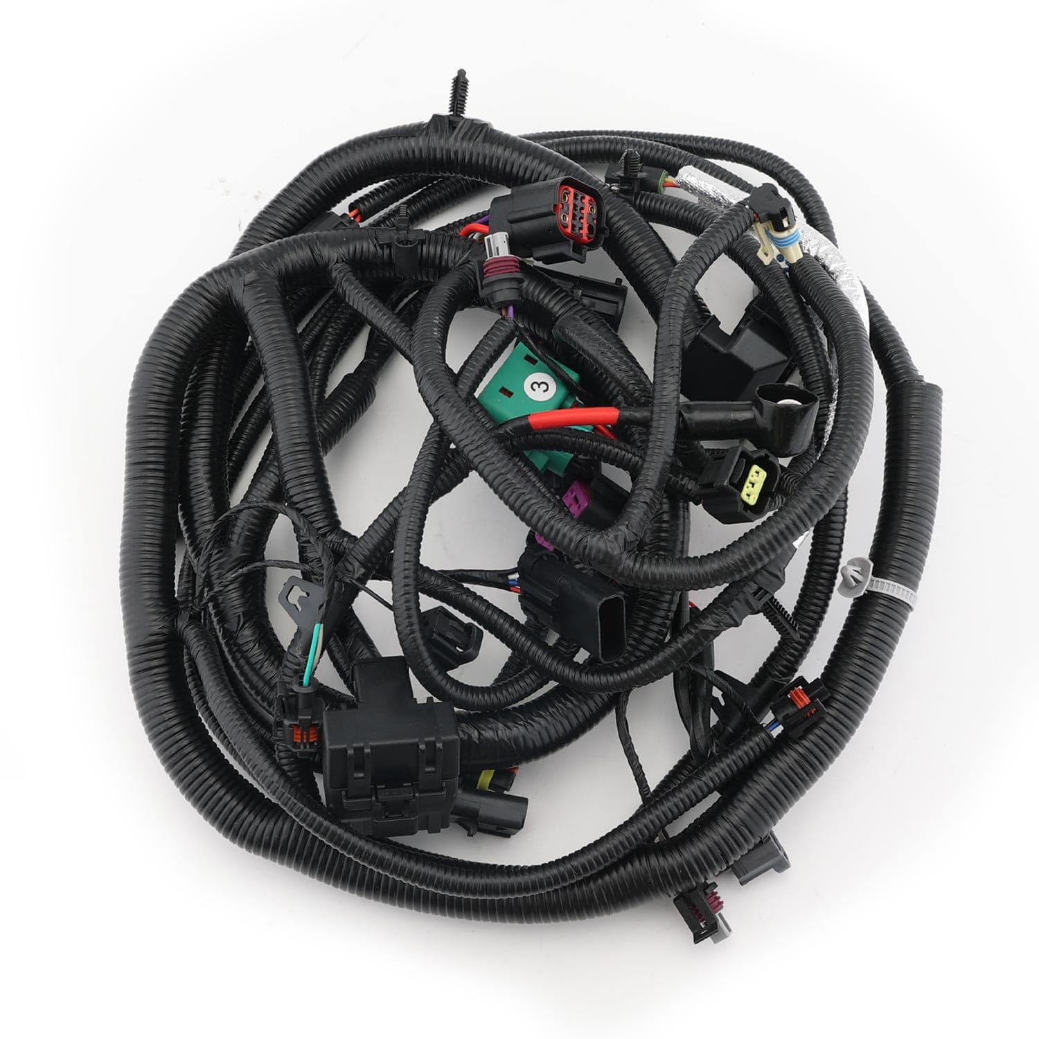 3C3Z-12B637-BA Engine Wiring Harness, Compatible with 2003 2004 Ford F-250 F-350 F-450 F-550 Super Duty 6.0 L, Transmission Wire Harness Assembly, Replaces OE#3C3Z12B637BA