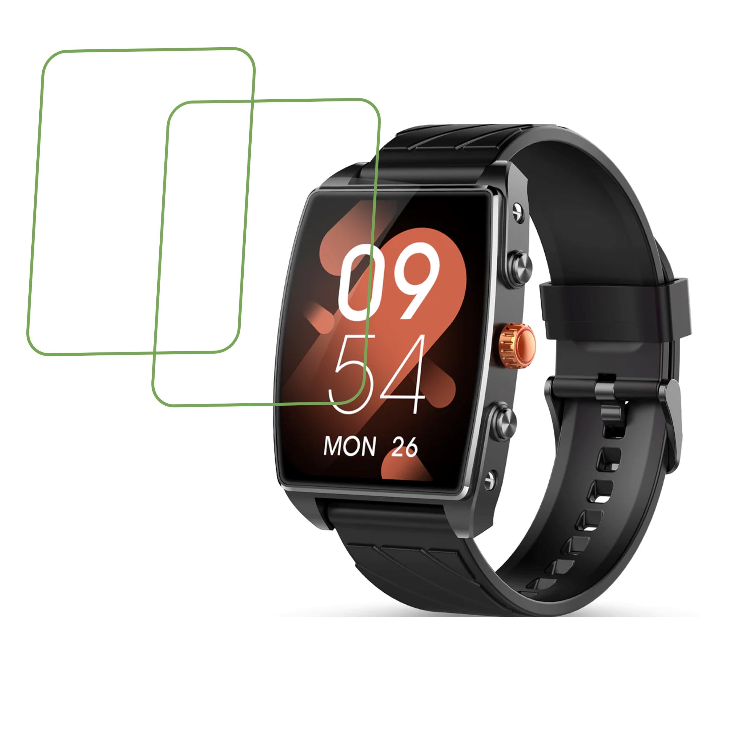 DVTECH® Pebble Mega Compatible Smartwatch Screen Protector Flexible Unbreakable Scratch resistance (Flexible Screen Protector) (Pack of 02) (B0CZXRM213) Amazon Price History, Amazon Price Tracker