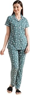 Sweet Dreams OCW-3048 Marine Green Pyjama Set Price In India