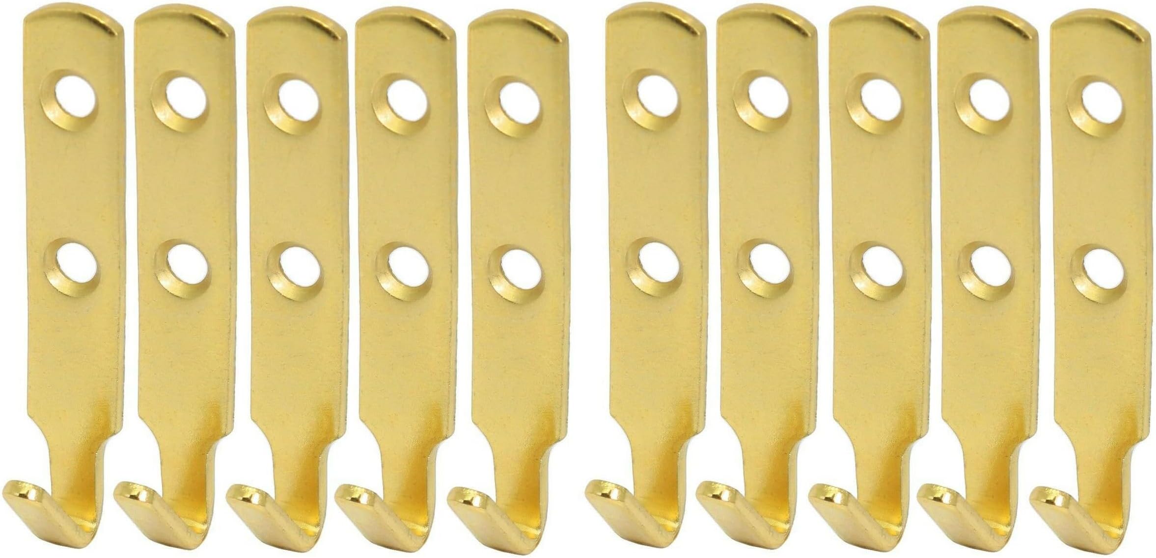 10 x HEAVY DUTY 1 HOLE PICTURE HOOKS HANG HEAVY PICTURES AND MIRRORS