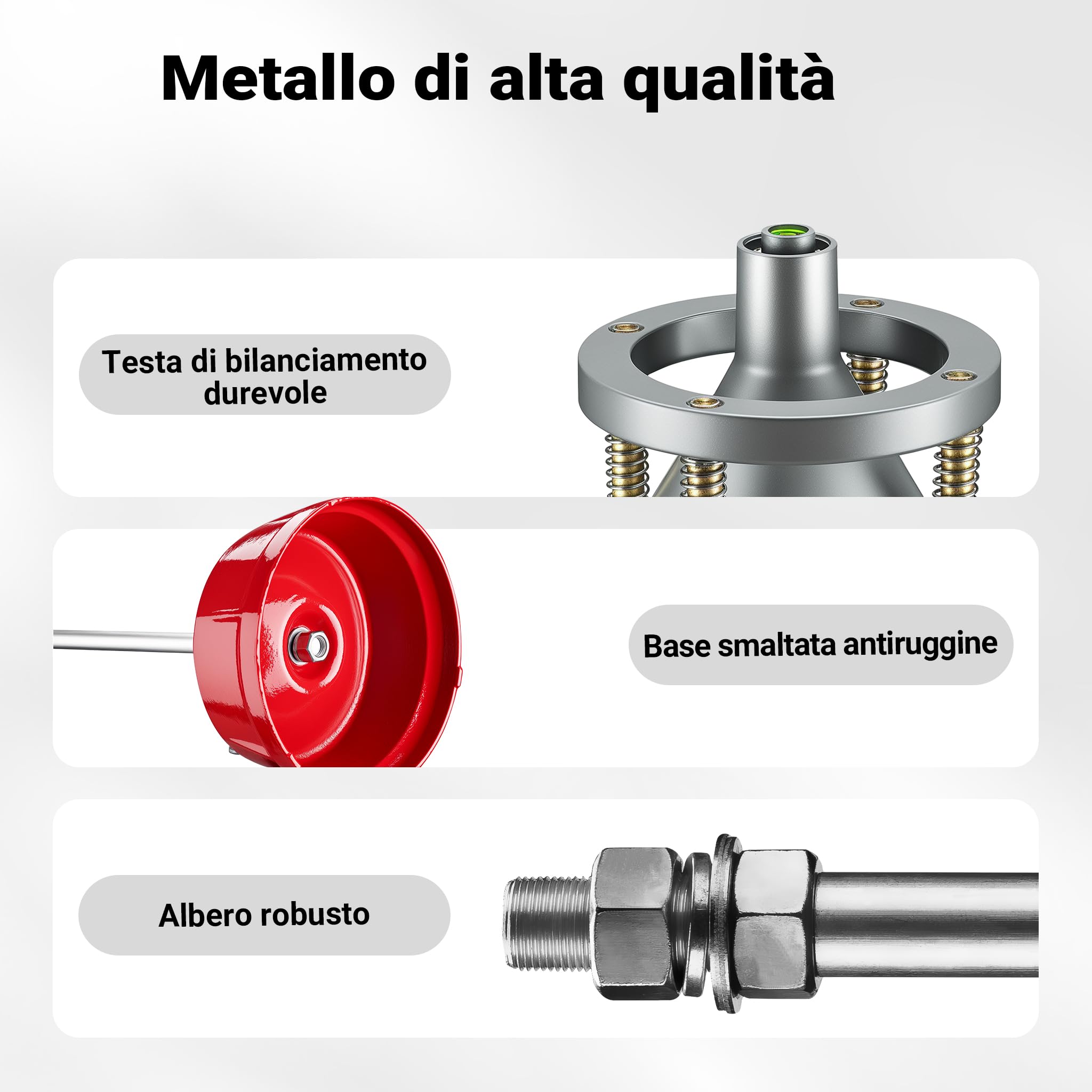 Wiltec Equilibratrice Portatile 29 x 29 x 57,5 cm, equilibratrice gomme Auto e Moto, per mozzi da 3,8 a 10,2 cm