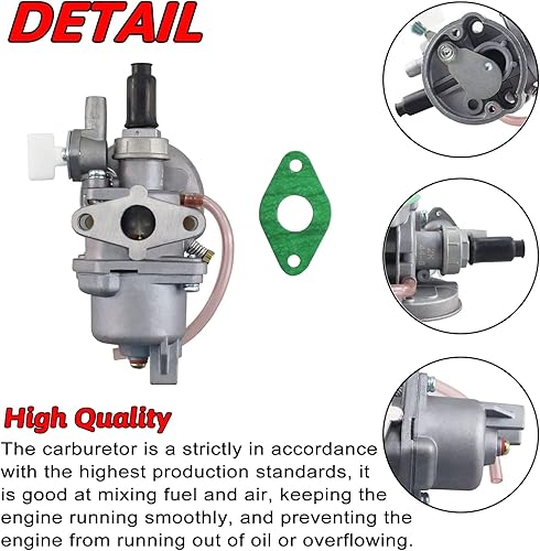 Miniatura 3 de Junta de carburador de 47cc 49cc 2 tiempos MTA1 MTA2 Mini Kids Pit Pocket Quad Dirt Bike ATV Racing Super Bike Parts