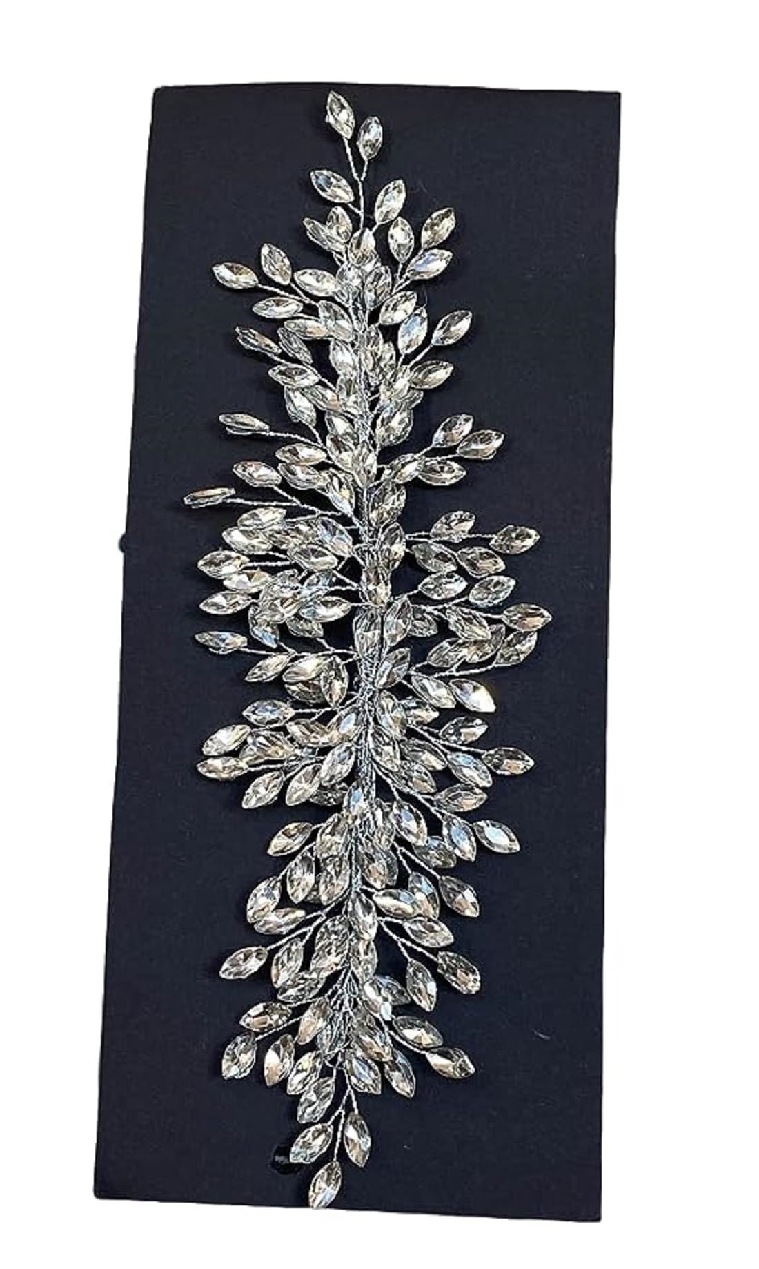 Abrish Studded Hair Tiara Stylish Women Hair Accessories | Crystal Pearl Hair Tiara | Wedding Bridal Hair Brooch Tiara Accessories (Silver Clip Tiara) (B0CDQB119F) Amazon Price History, Amazon Price Tracker