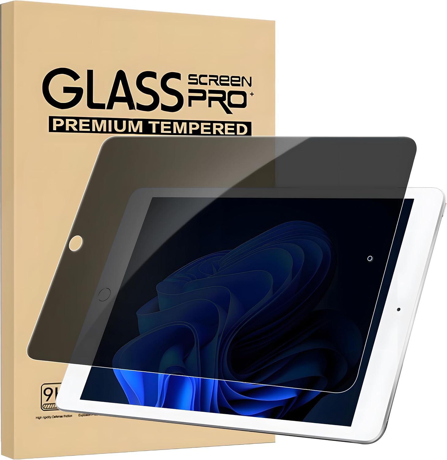 Privacy Screen Protector for for iPad 10.2-Inch (9th/8th/7th Generation, 2021/2020/2019), Anti-Spy Tempered Glass Film Guard for iPad 10.2inch,Anti-Finger