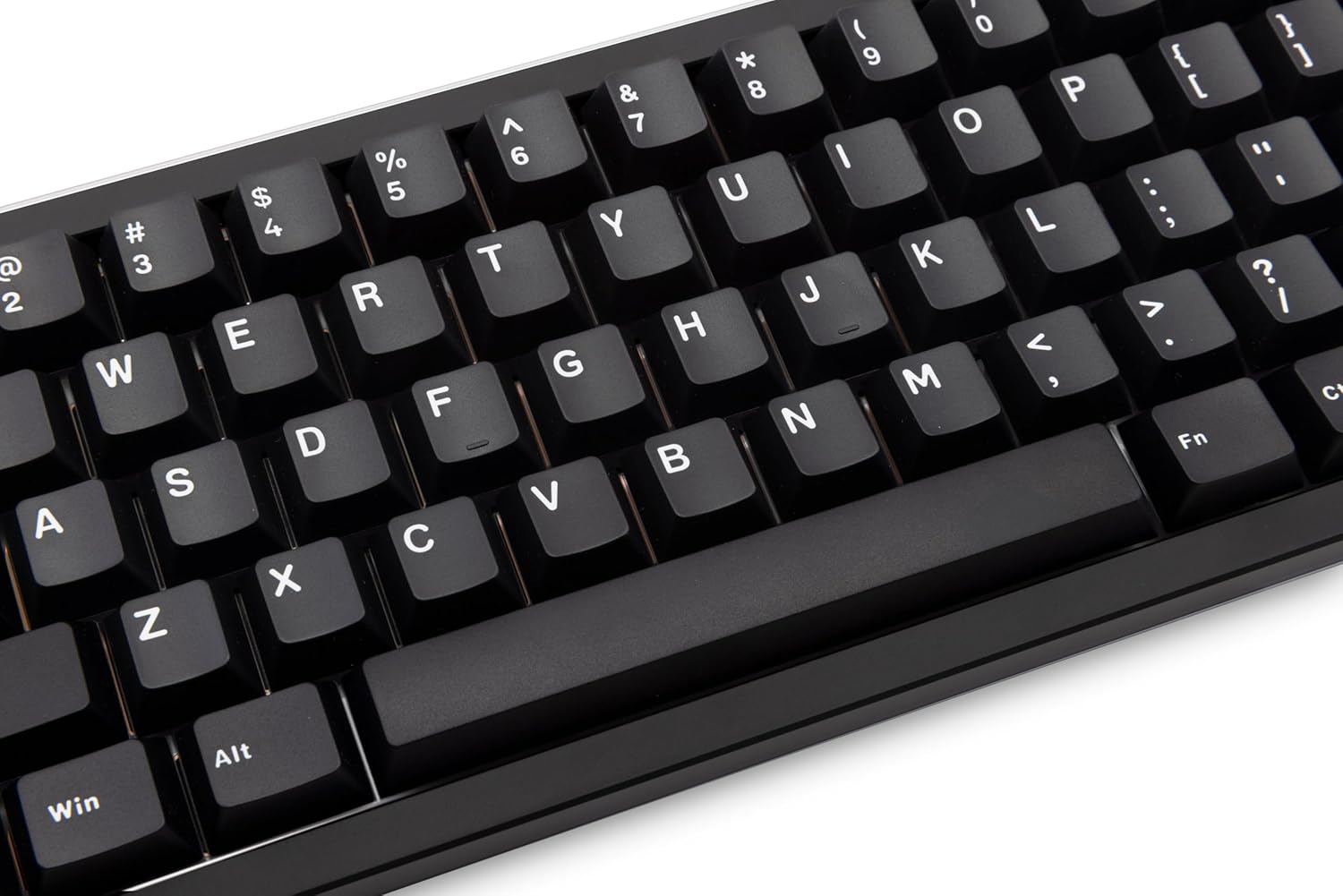 KEEBMONKEY WOBKEY Zen 65 65% Quick Release Wireless Mechanical Keyboard with RGB, CNC Aluminum Case, Hot-Swappable, VIA Support, BT/2.4G/USB-C Gaming Keyboard for Mac/Windows (Ultra Black)