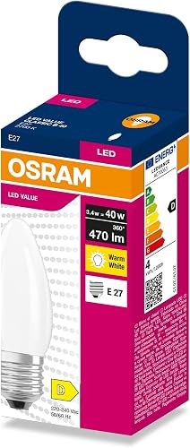 Osram LED FILAMENT CLASSIC B VALUE 3.4W 2700K Frosted E27