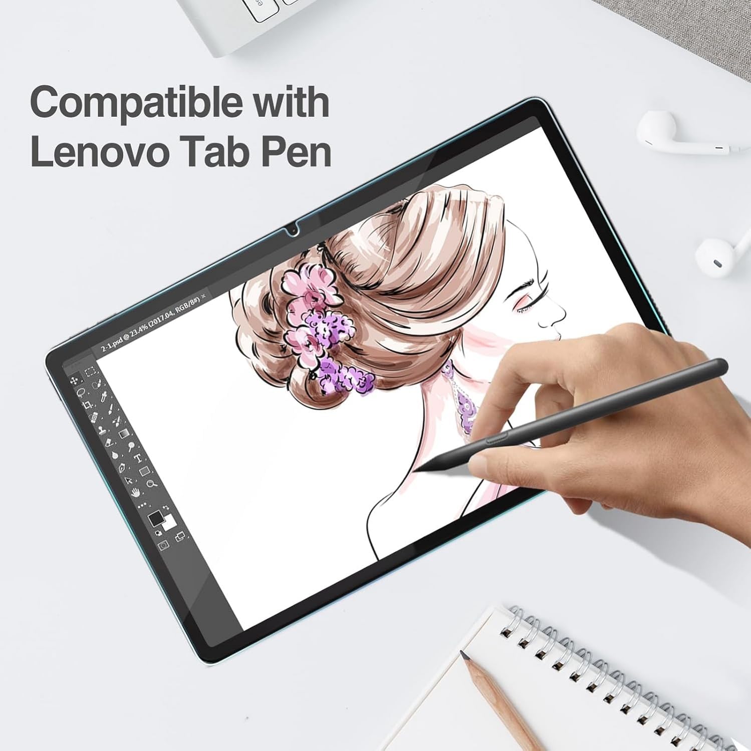 ProCase Vetro Temperato per Lenovo Idea Tab 11 Pollici Tablet 2025/Lenovo Tab M11/K11 2024, Durezza 9H, 2 Pezzi