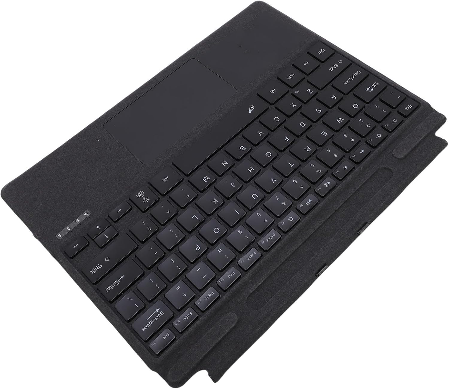 Tablet Wireless Keyboard, with Pen Holder BT 5.3 Keyboard with 7 Color Backlit for Pro 11 10 9 8 X Portable Silent Keys Multi Touch Touchpad