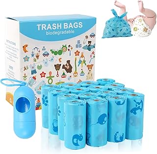 AMERTEER Baby Waste Bags for Diapers