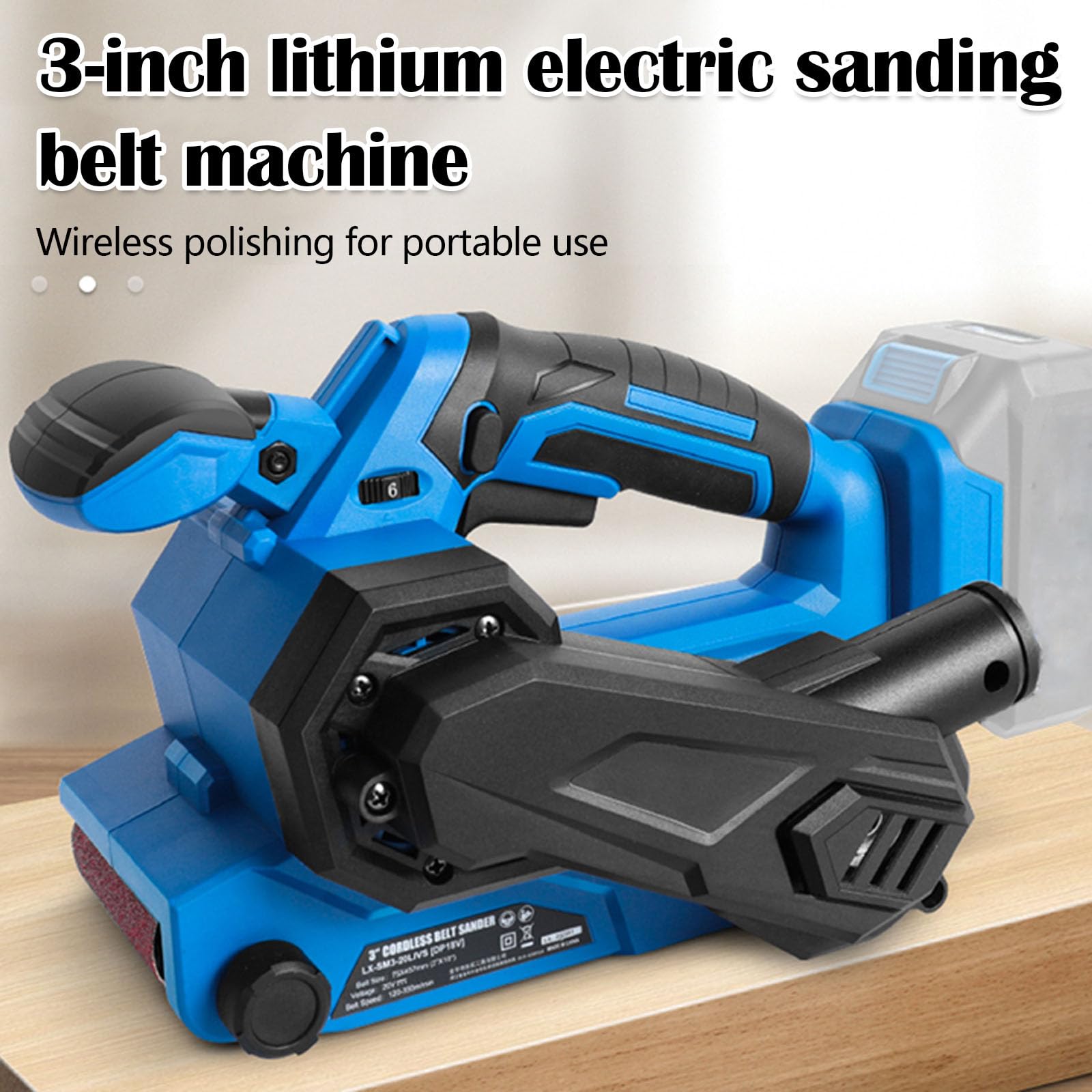 Makita Sander Makita 18V Cordless Belt Sander - 6-Speed Variable With 18-Inch Belt & Dust Bag Dewalt Router