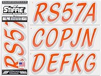 Vista 107 de Stiffie Whipline - Calcomanías de identificación alfanuméricas, adhesivos de números de registro para barcos y embarcaciones personales