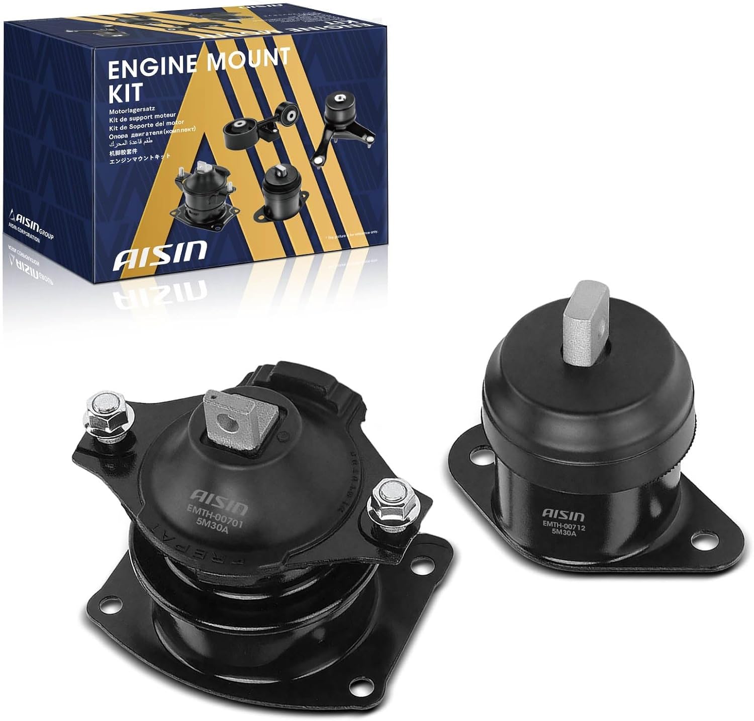 AISIN EMTH-20756 Front Engine Motor Mounts (pair)