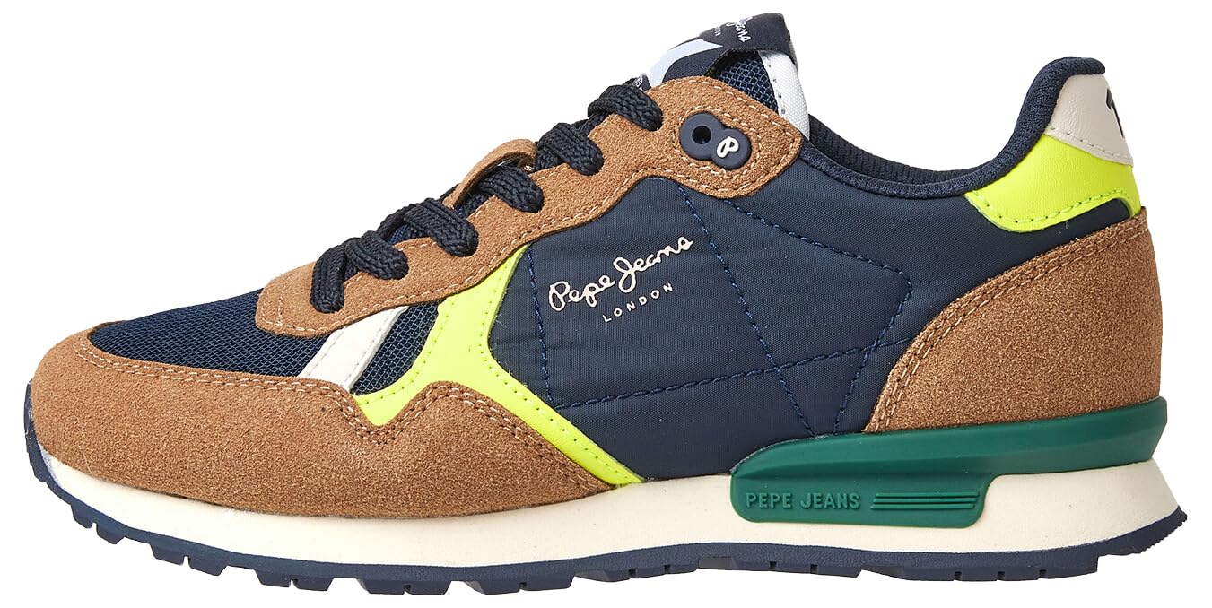 Pepe Jeans Brit Heritage B, Zapatilla Niños