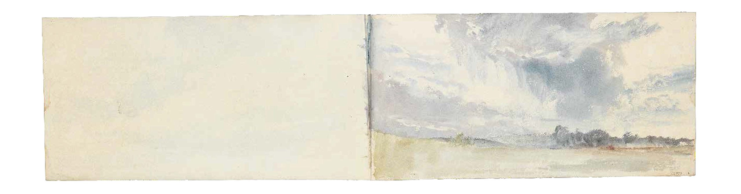 J.M.W Turner The Skies Sketchbook /anglais