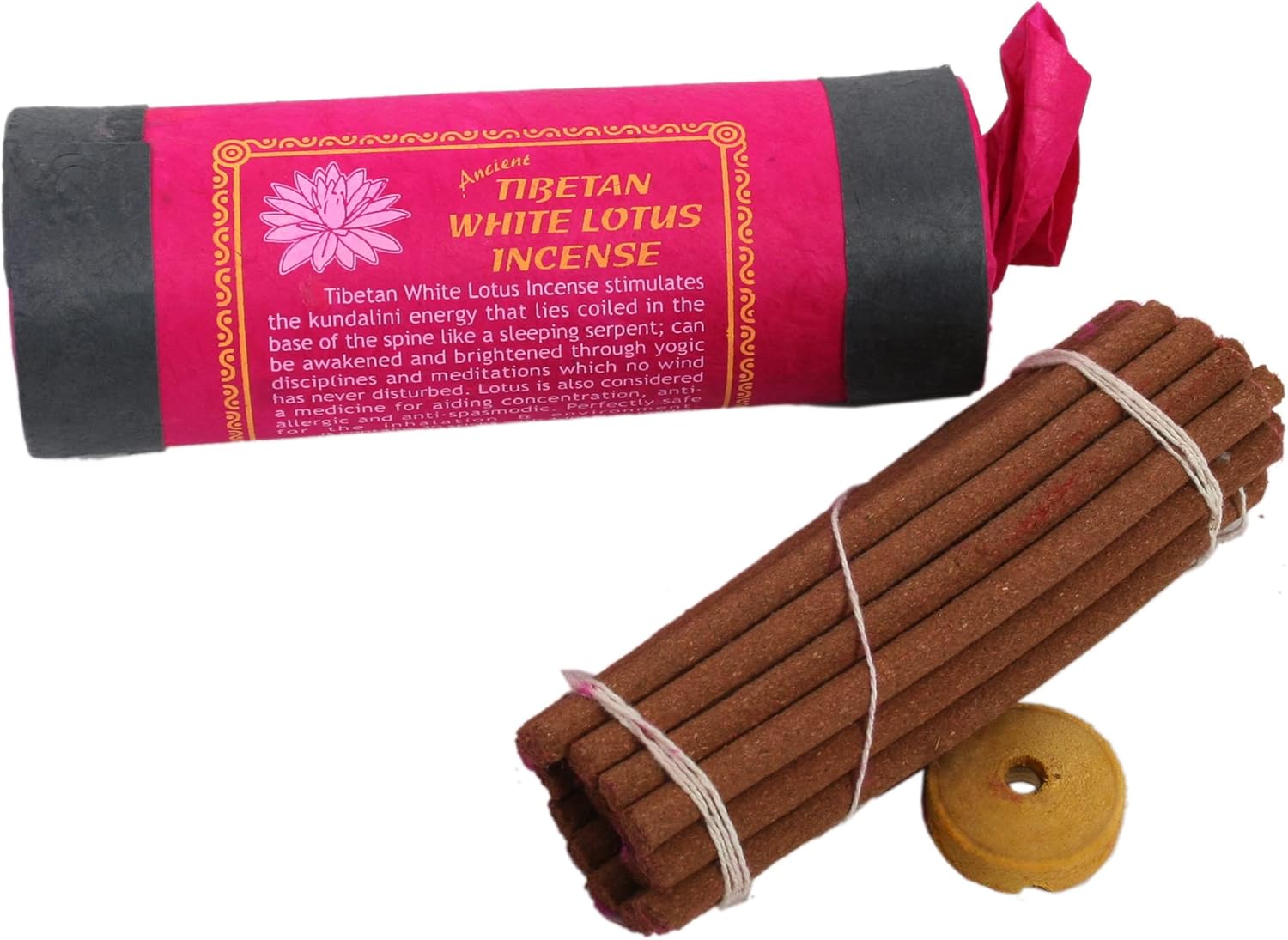 White Lotus Incense - 90 Sticks (3 Packs of 30) - 5 Inch - Stress Relief