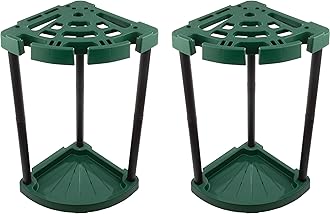 Stalwart Tool Organizer 2-Pack - Garage Storage Rack - Organize Up to 48 Yard Tools - Corner Rack for Home or Shed - Easy to Assemble Utility Racks