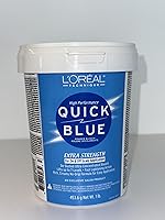 Vista 8 de L'Oréal Technique Quick Blue - Blanqueador profesional de alto rendimiento, fórmula sin goteo, acción de aclaramiento extra fuerte que aumenta hasta
