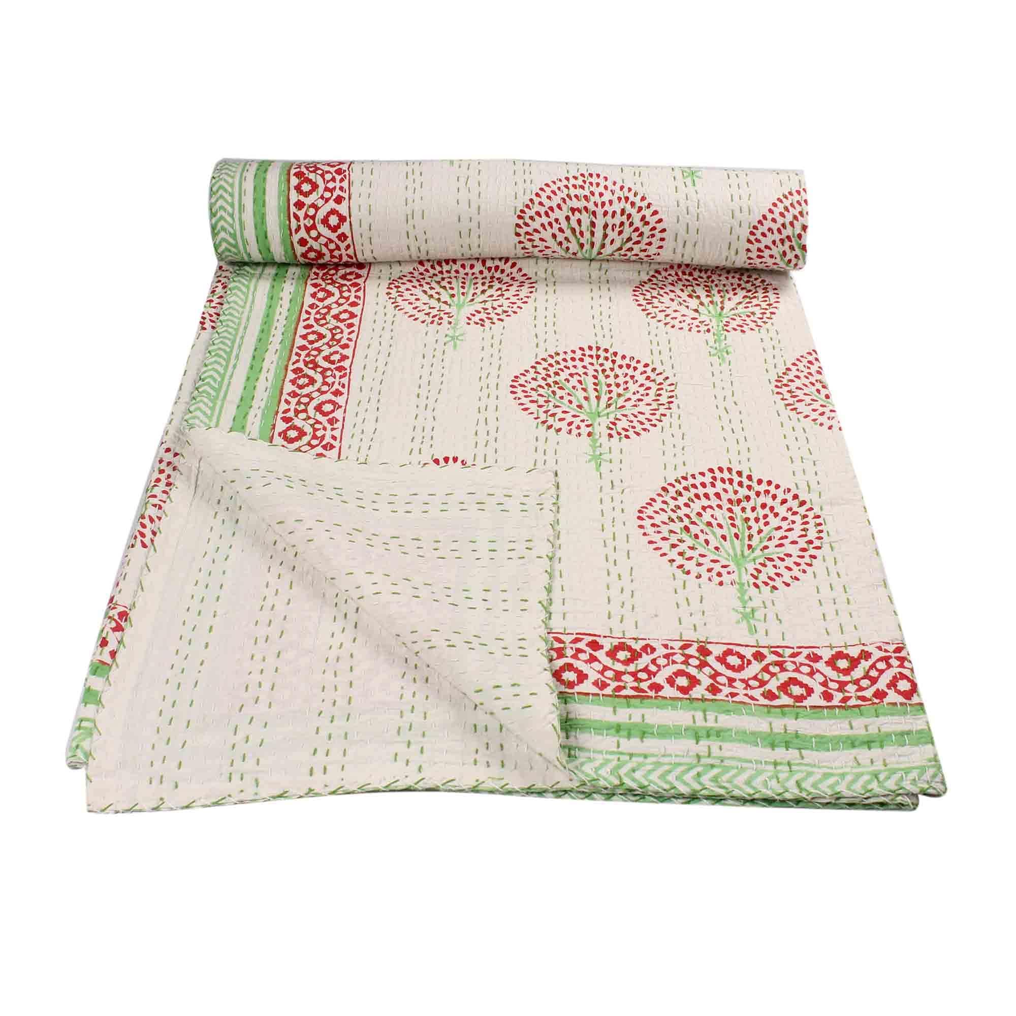 Couvre-lit fait à la main Florel drap de lit bohème pour chambre zen