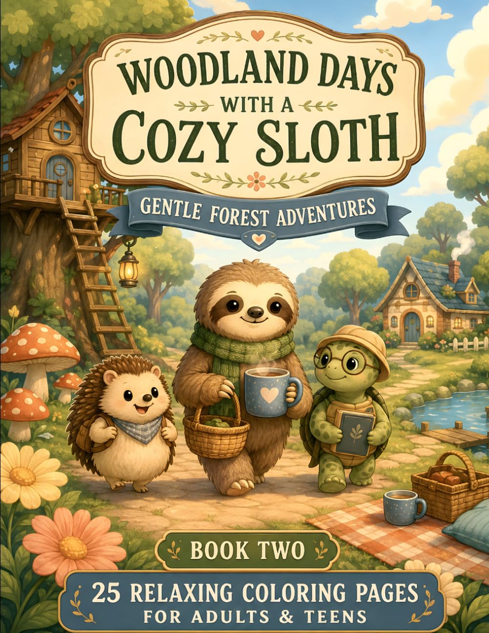 Woodland Days with a Cozy Sloth: Gentle Forest Adventures