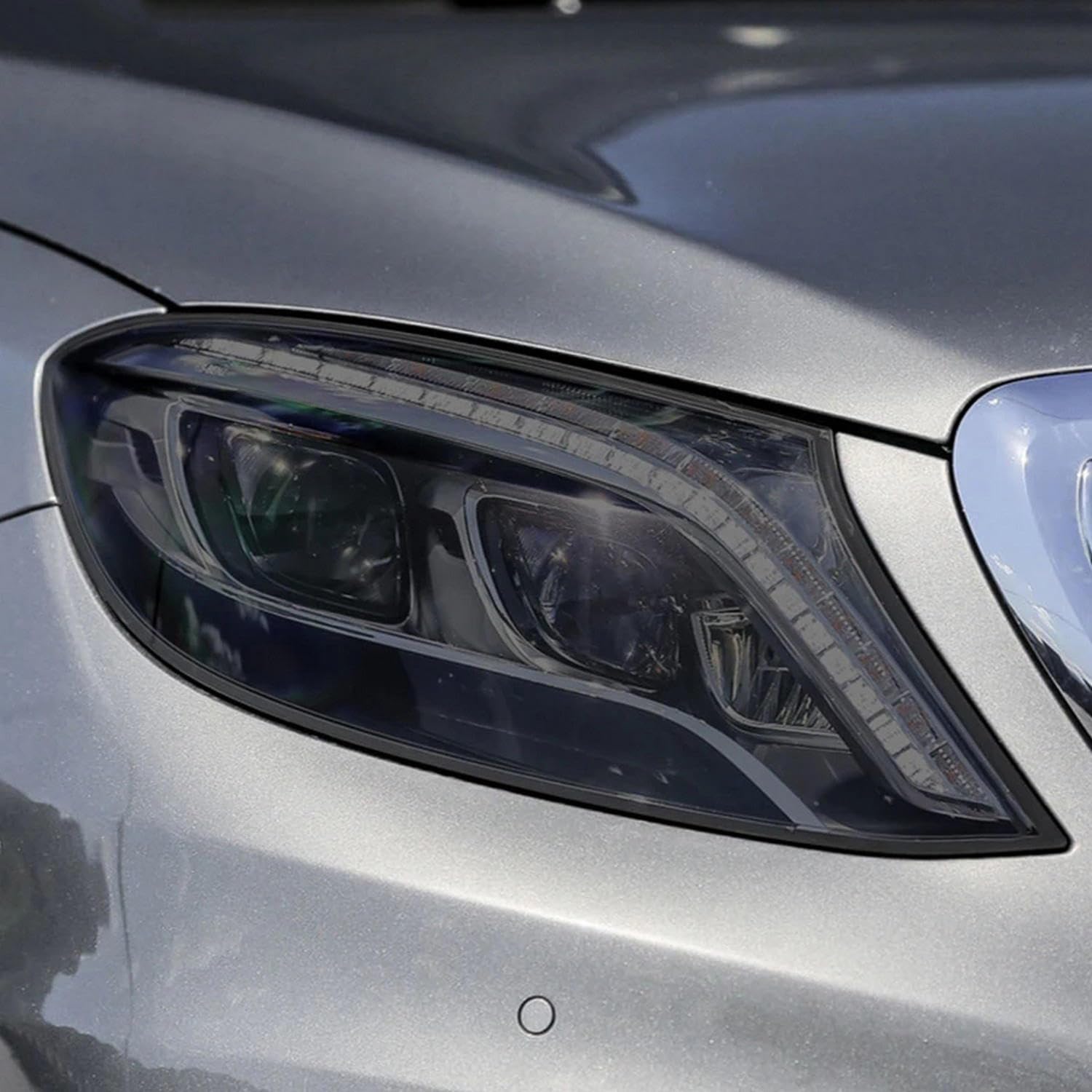 Film phare noir Mercedes S63 AMG en TPU de qualité supérieure