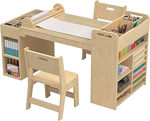 Kids Desk Guidecraft Deluxe Art Center: Kids Arts And
