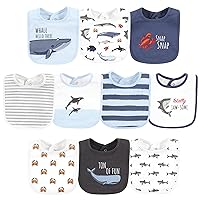 Vista 30 de Hudson - Babero unisex de algodón para bebé, baberos de algodón, talla única , Cactus rosa