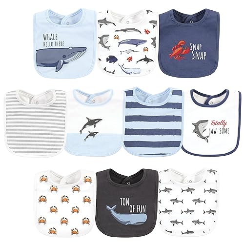 Miniatura 29 de Hudson Baby - Baberos unisex de algodón para bebés, Caballeros, talla única