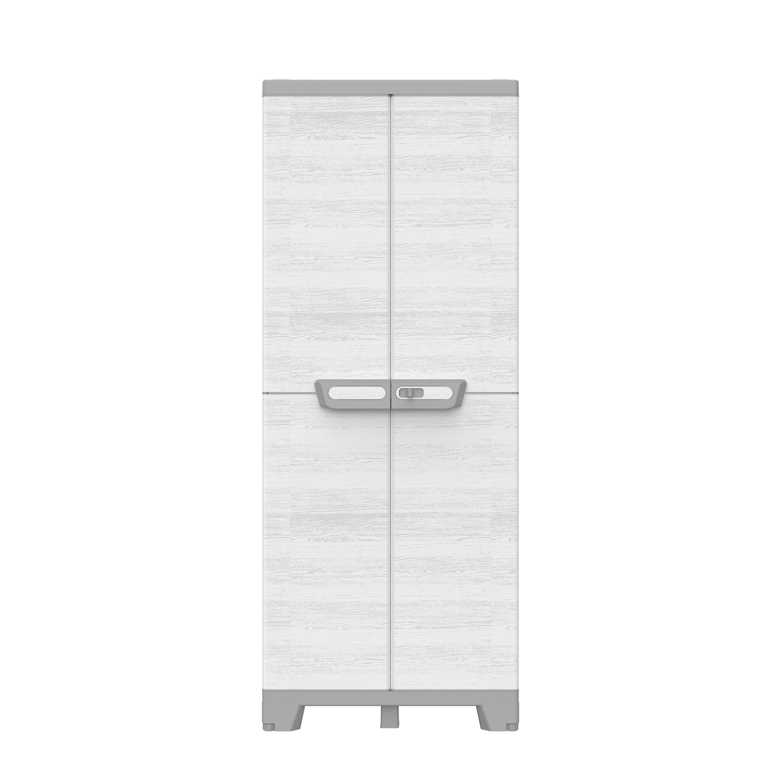 Terry, Jrattan 68 , Armario 2 Puertas con 1 Estante Interno. 68X37,5X91,5 cm - 5