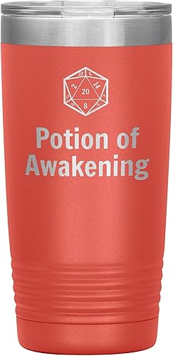 Miniatura 8 de Vaso D20 Potion of Awakening de 20 onzas, regalo novedoso para D&D Cup Dnd Dungeons and Dragons, vasos aislados
