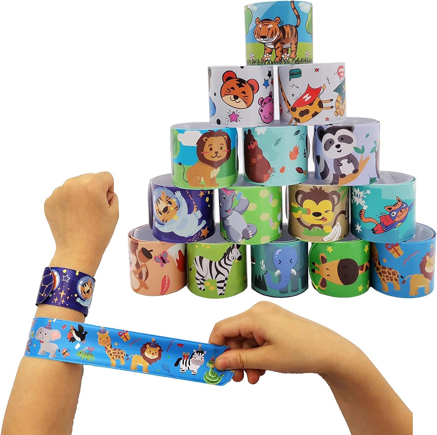 Daily Crafts 36 pcs Multi Items Party Favor Return Gift Sets for Kids Boys And Girls in Bulk| Slap Bands, Crazy Balls, Slinky Toys, Prank Toys 2