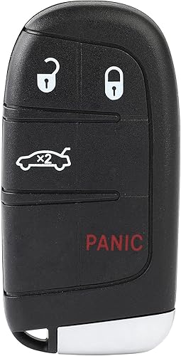 Miniatura 2 de ANGLEWIDE Reemplazo de llavero remoto de entrada sin llave para automóvil para Chrysler 2015-2017 para Chrysler 200 Chrysler 300 para Dodge Charger