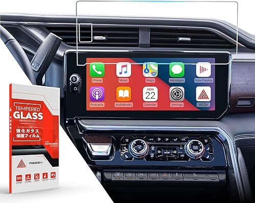 Protector de pantalla para GMC Sierra 1500 2022-2024, película protectora de vidrio templado de 13.4 pulgadas compatible con accesorios GMC Sierra