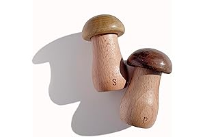 Cottage Core Mushroom Kitchen Decor - Tiny Salt and Pepper Shaker Set